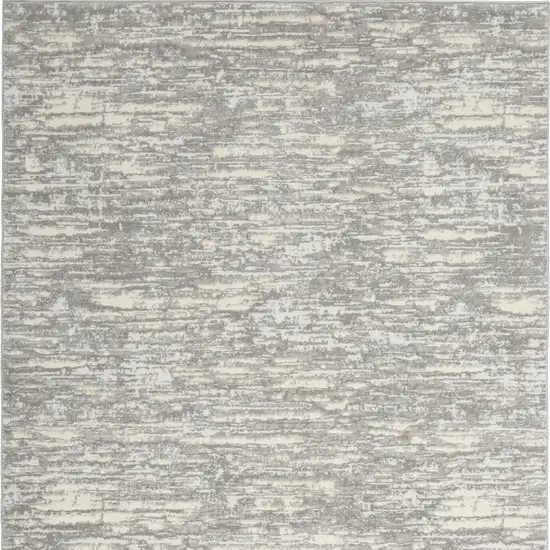 Gray Abstract Area Rug Photo 7