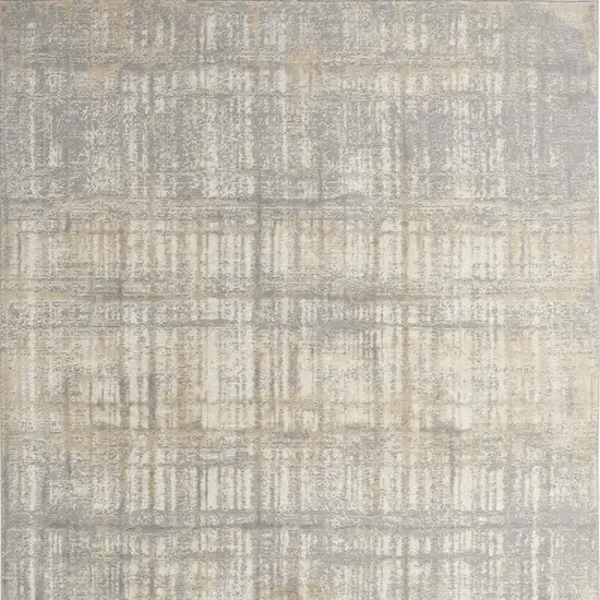 Gray Abstract Area Rug Photo 9