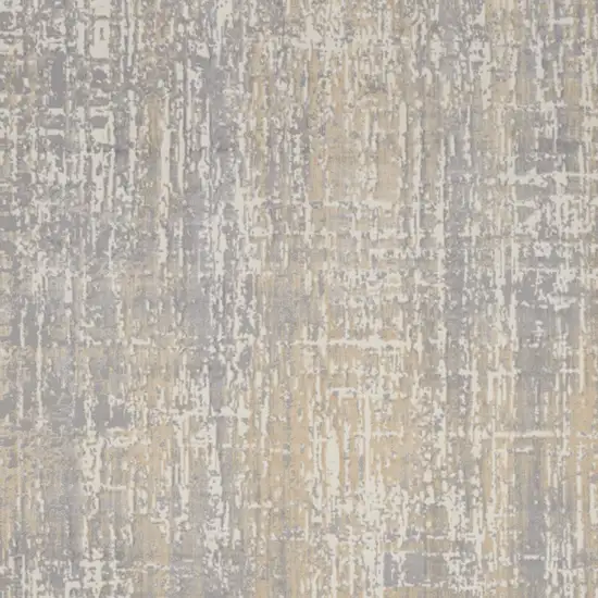 Gray Abstract Area Rug Photo 9