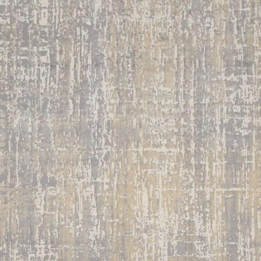 Gray Abstract Area Rug Photo 9