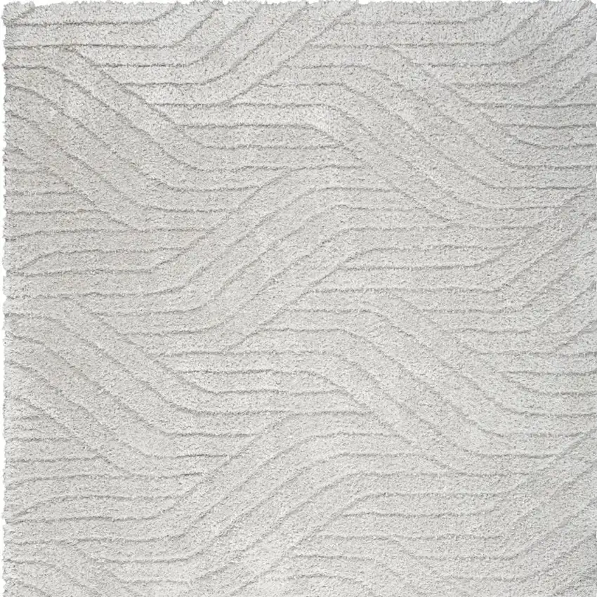 Gray Abstract Area Rug Photo 4