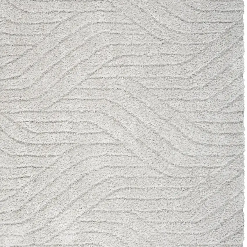 Gray Abstract Area Rug Photo 7