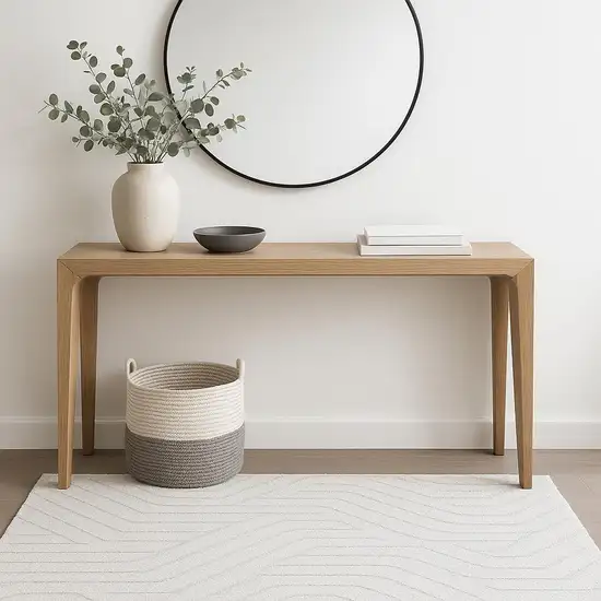 Gray Abstract Area Rug Photo 1