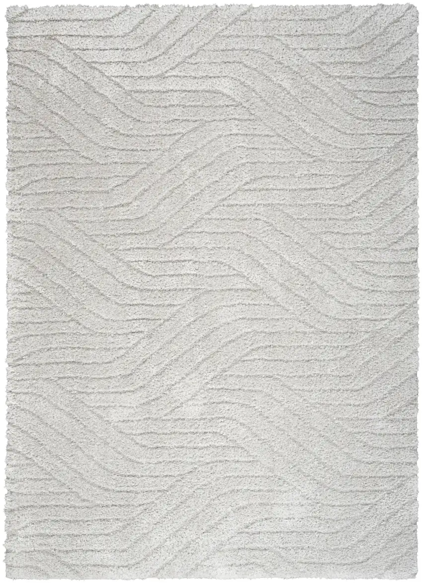 Gray Abstract Area Rug Photo 2