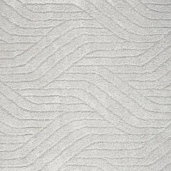 Gray Abstract Area Rug Photo 3
