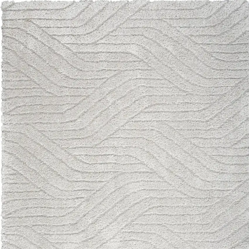 Gray Abstract Area Rug Photo 8
