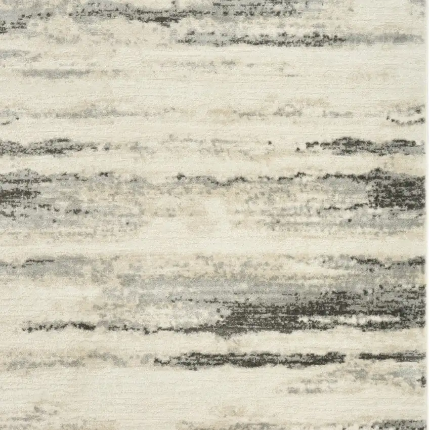 Gray Abstract Area Rug Photo 8