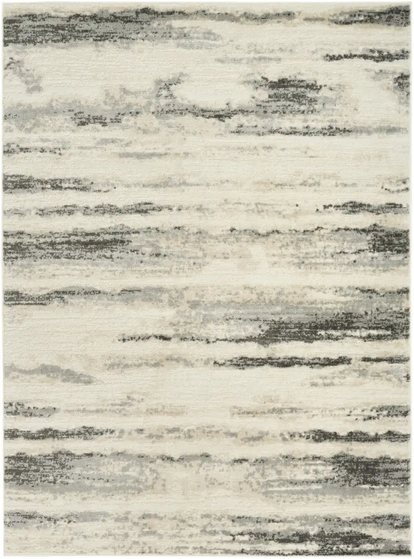 Gray Abstract Area Rug Photo 7