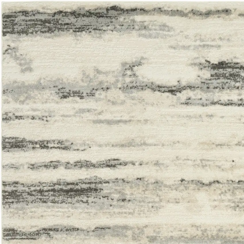 Gray Abstract Area Rug Photo 9