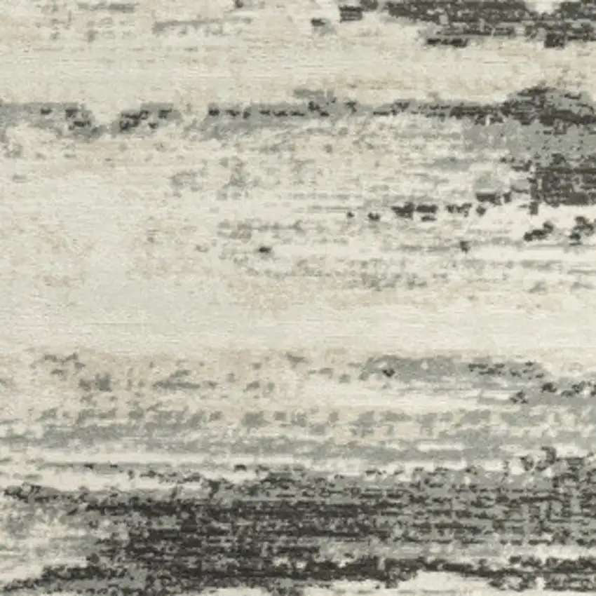 Gray Abstract Area Rug Photo 8
