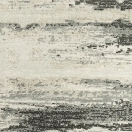 Gray Abstract Area Rug Photo 8