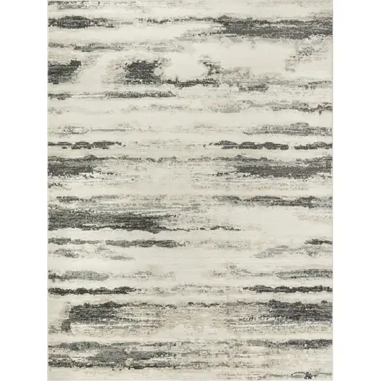 Gray Abstract Area Rug Photo 7