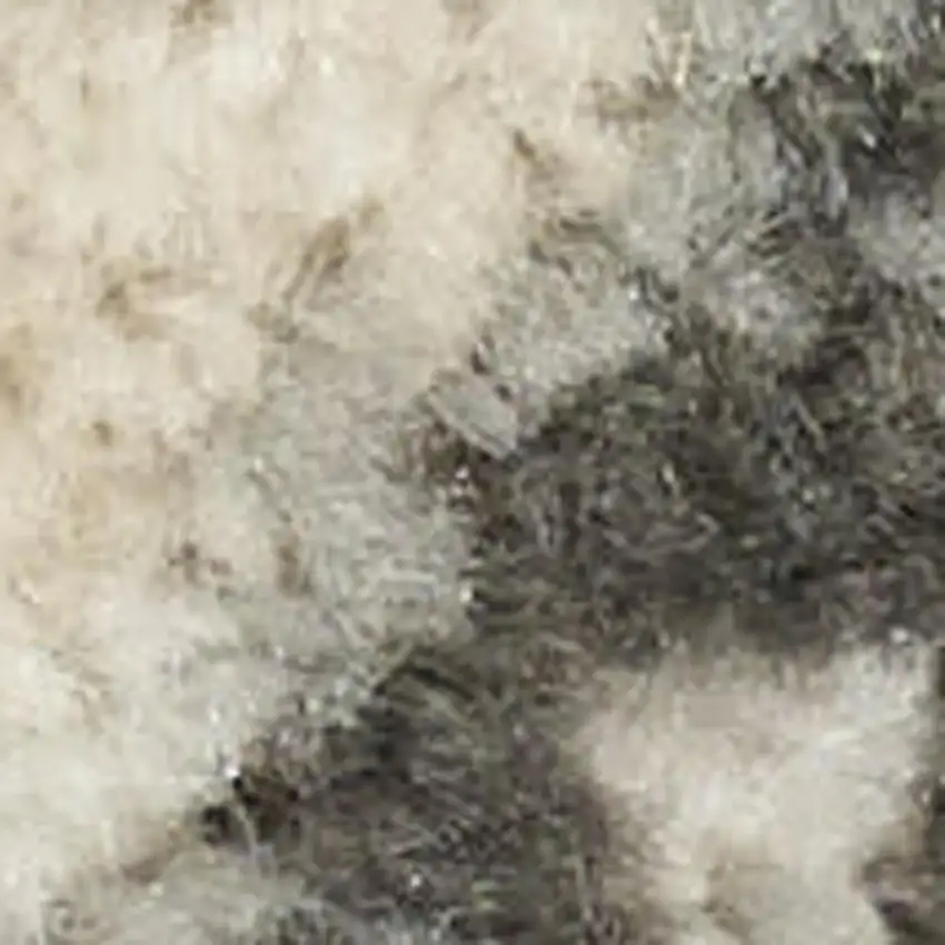 Gray Abstract Area Rug Photo 2