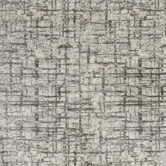 Gray Abstract Area Rug Photo 3