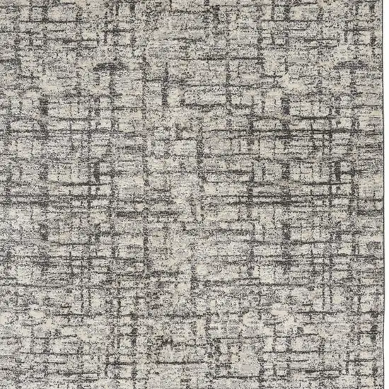 Gray Abstract Area Rug Photo 8