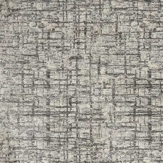 Gray Abstract Area Rug Photo 3