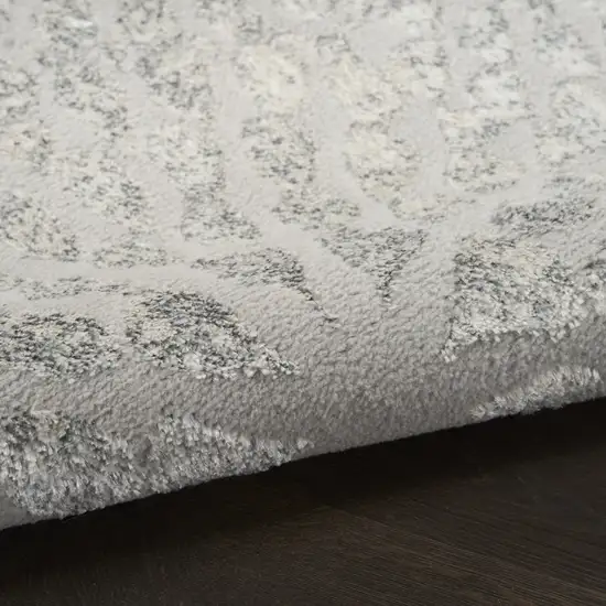 Gray Abstract Area Rug Photo 7