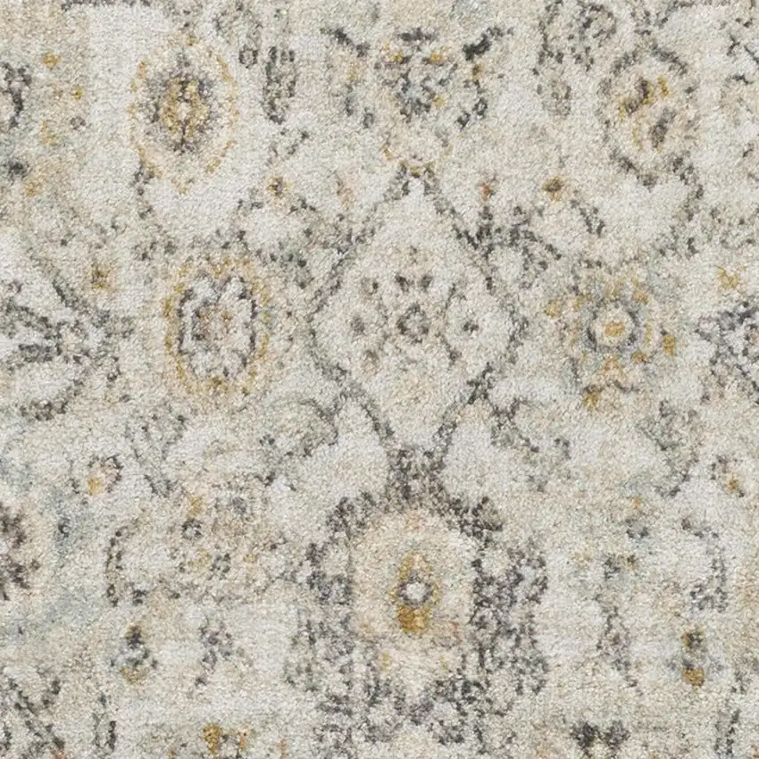 Gray Abstract Area Rug Photo 3