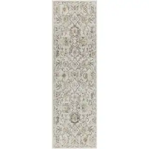 Photo of Gray Abstract Area Rug