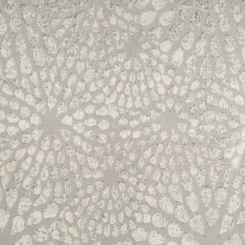Gray Abstract Area Rug Photo 7