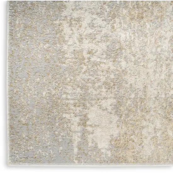 Gray Abstract Area Rug Photo 8