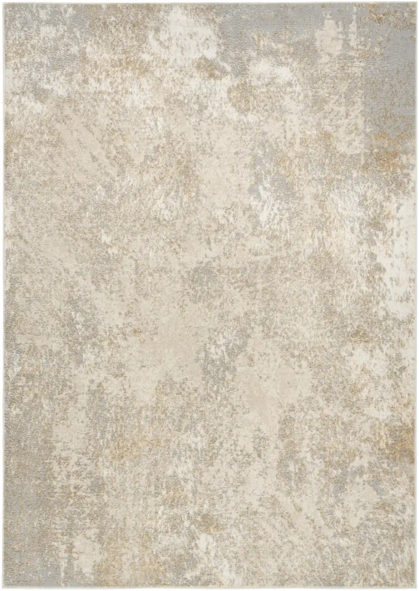 Gray Abstract Area Rug Photo 1