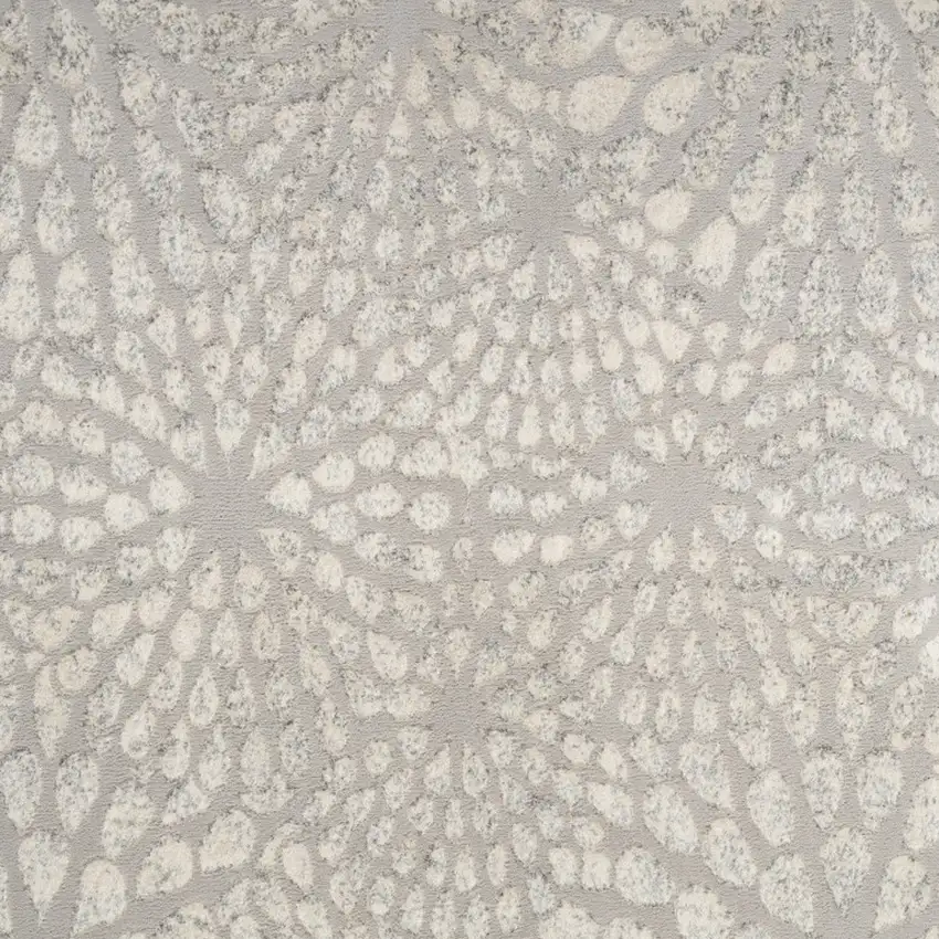 Gray Abstract Area Rug Photo 9