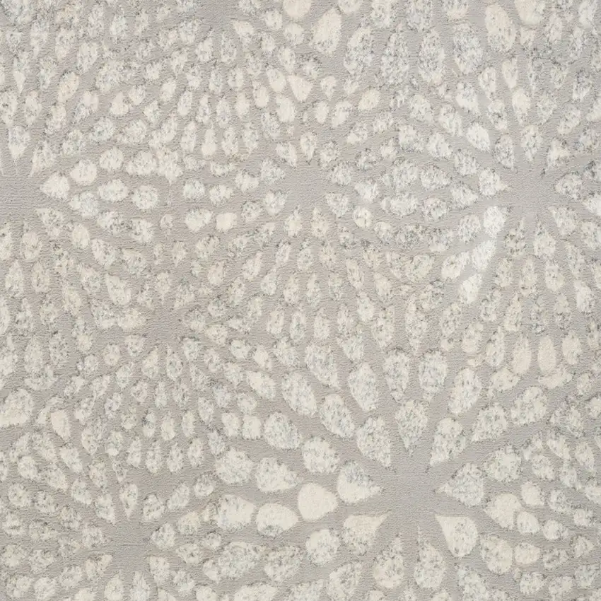 Gray Abstract Area Rug Photo 6