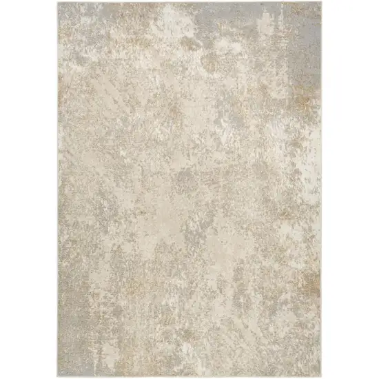 Gray Abstract Area Rug Photo 1