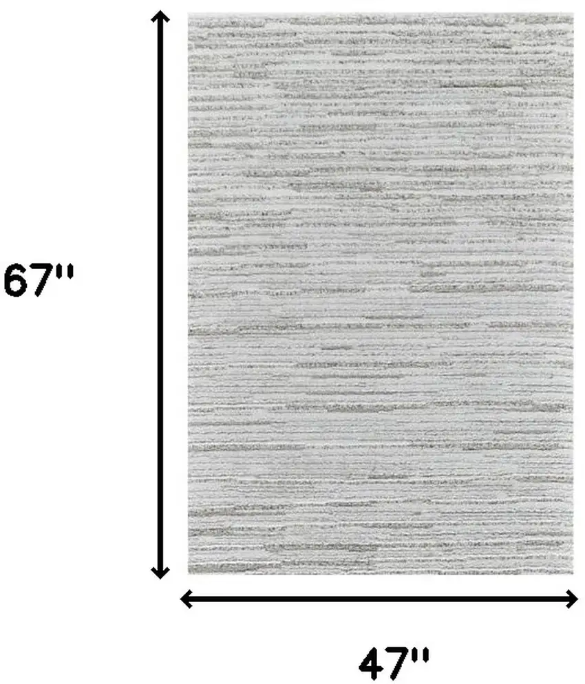Gray Abstract Area Rug Photo 7