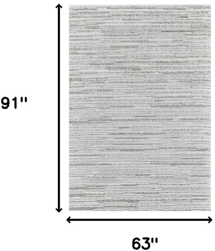 Gray Abstract Area Rug Photo 8