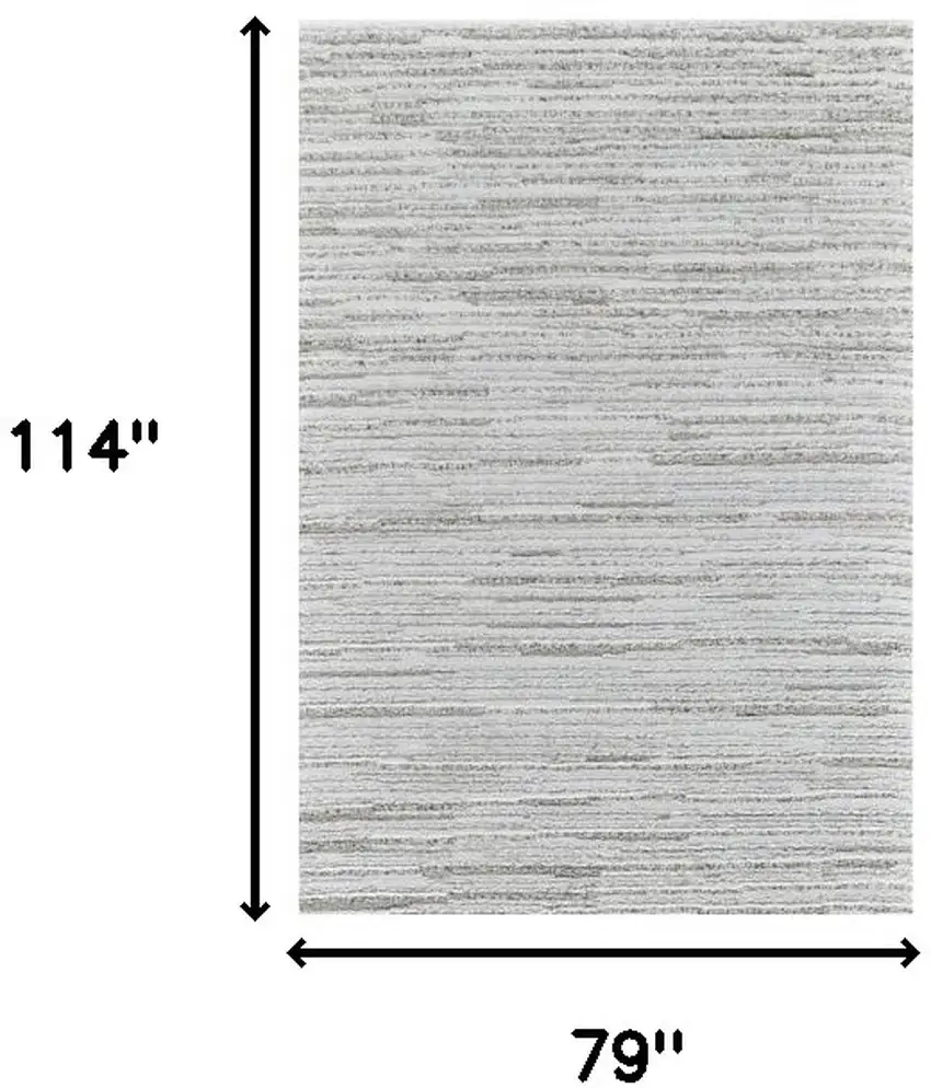 Gray Abstract Area Rug Photo 9