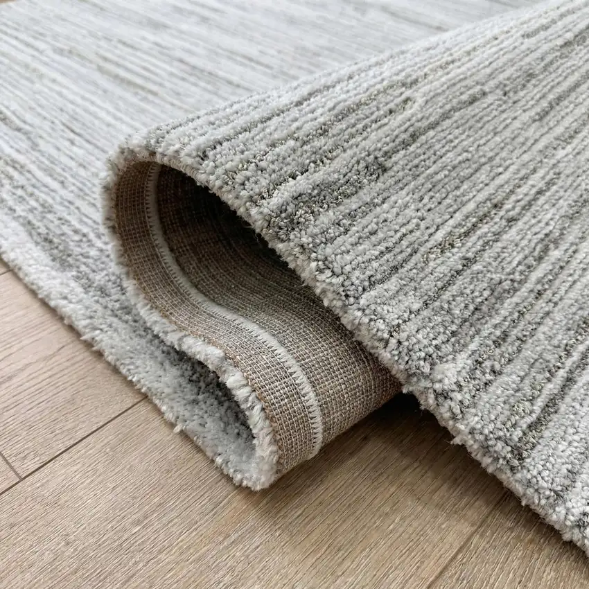Gray Abstract Area Rug Photo 3