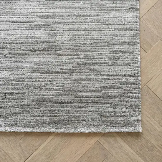 Gray Abstract Area Rug Photo 4