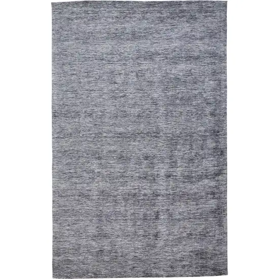 Gray Abstract Hand Woven Area Rug Photo 2