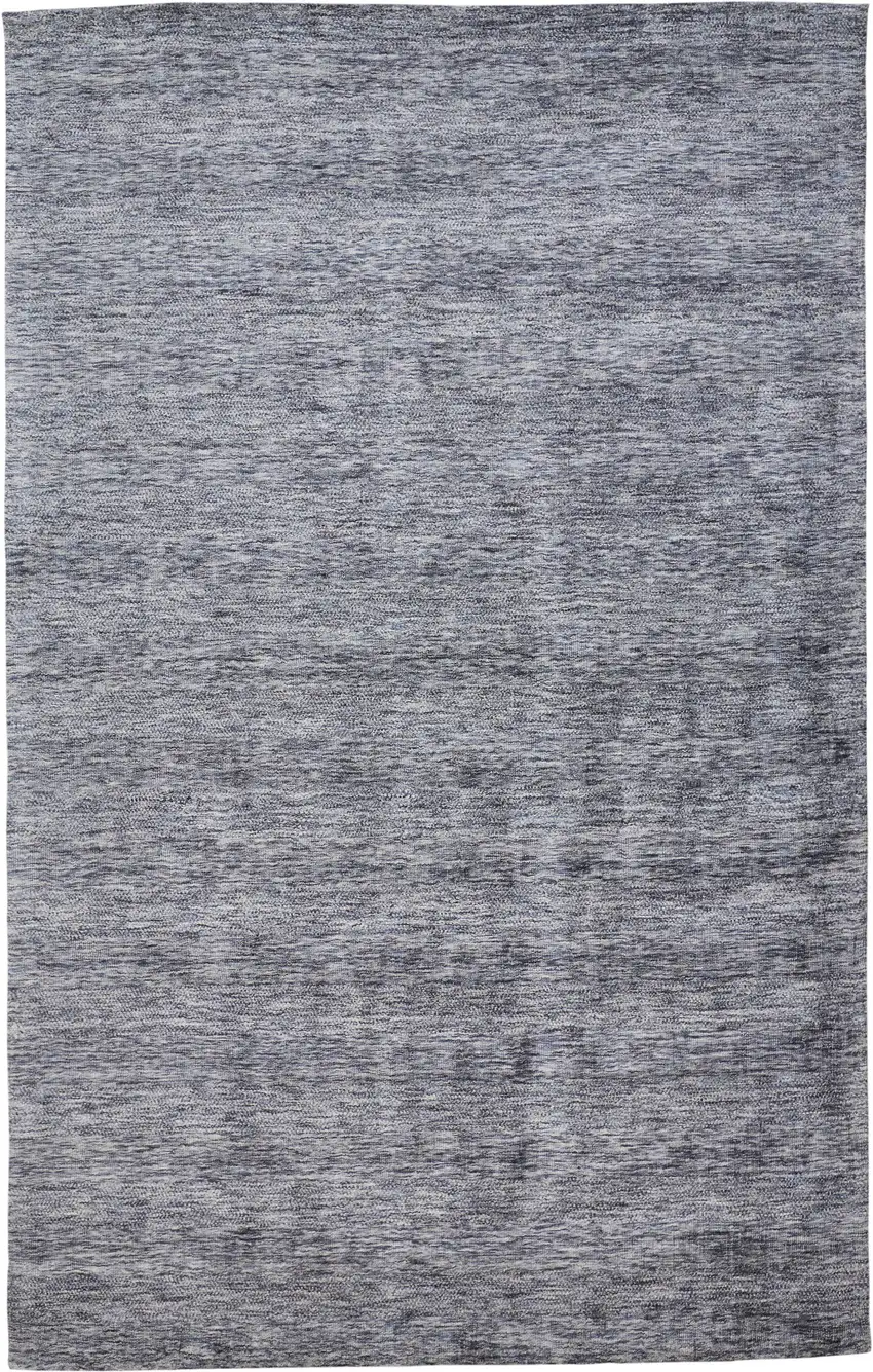 Gray Abstract Hand Woven Area Rug Photo 2