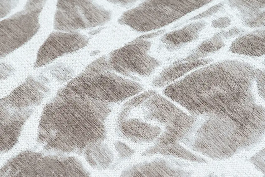 Gray Abstract Non Skid Area Rug Photo 8