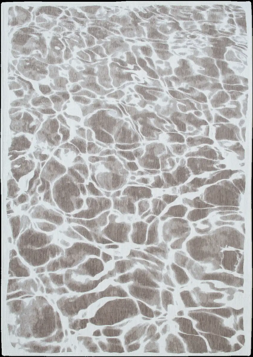 Gray Abstract Non Skid Area Rug Photo 2