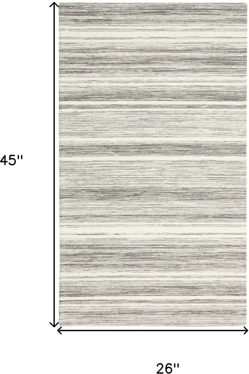 Gray Abstract Non Skid Area Rug Photo 3