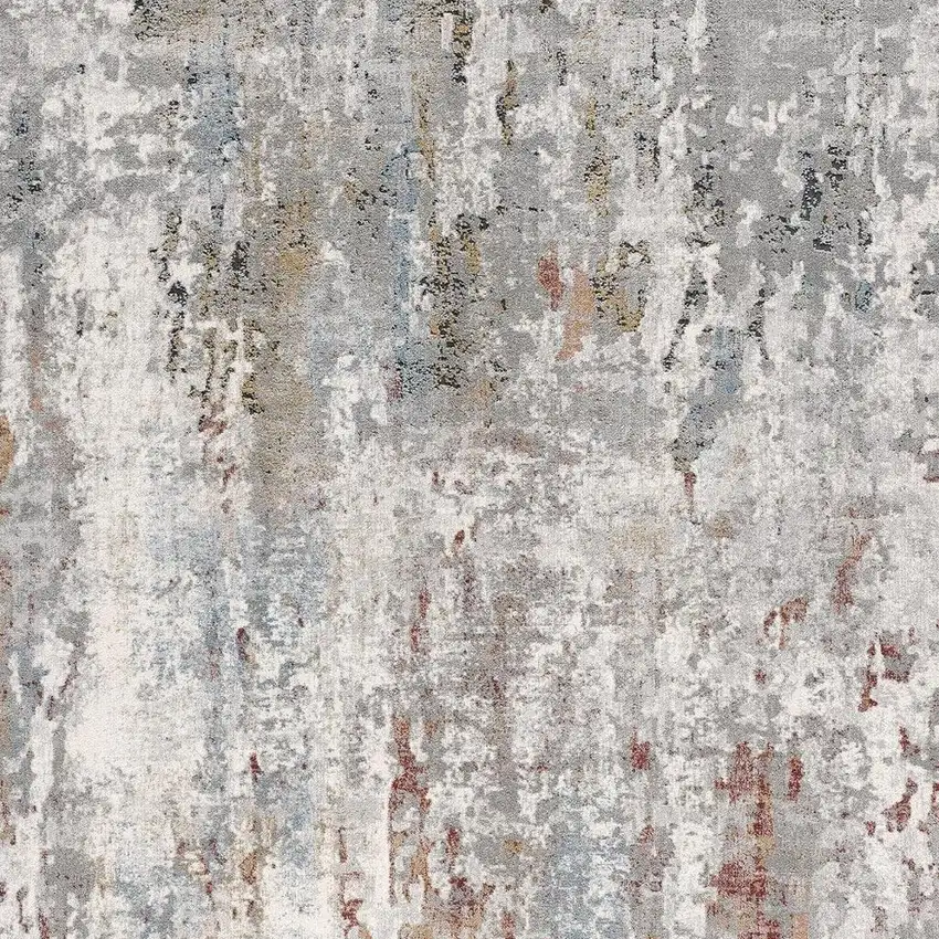 Gray Abstract Pattern Area Rug Photo 9
