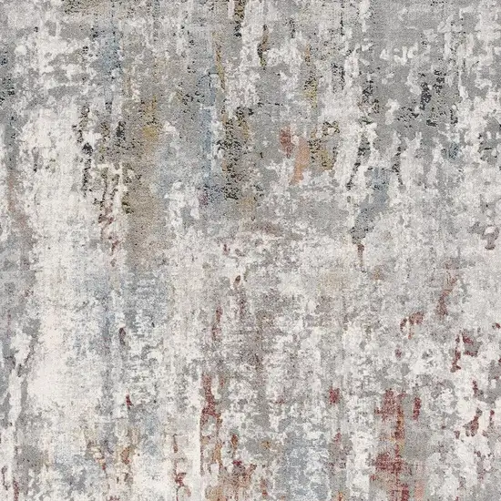 Gray Abstract Pattern Area Rug Photo 9