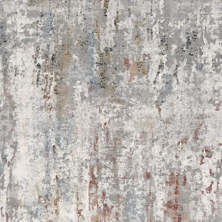 Gray Abstract Pattern Area Rug Photo 9