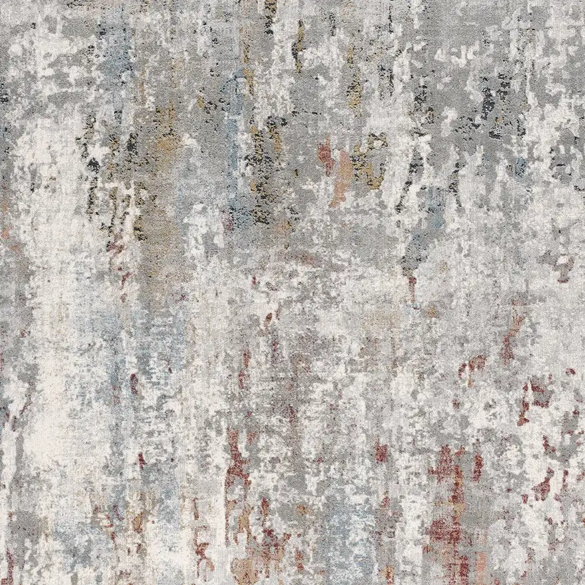 Gray Abstract Pattern Area Rug Photo 5