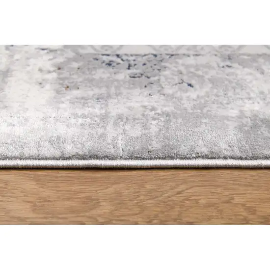 Gray Abstract Patterns Area Rug Photo 1