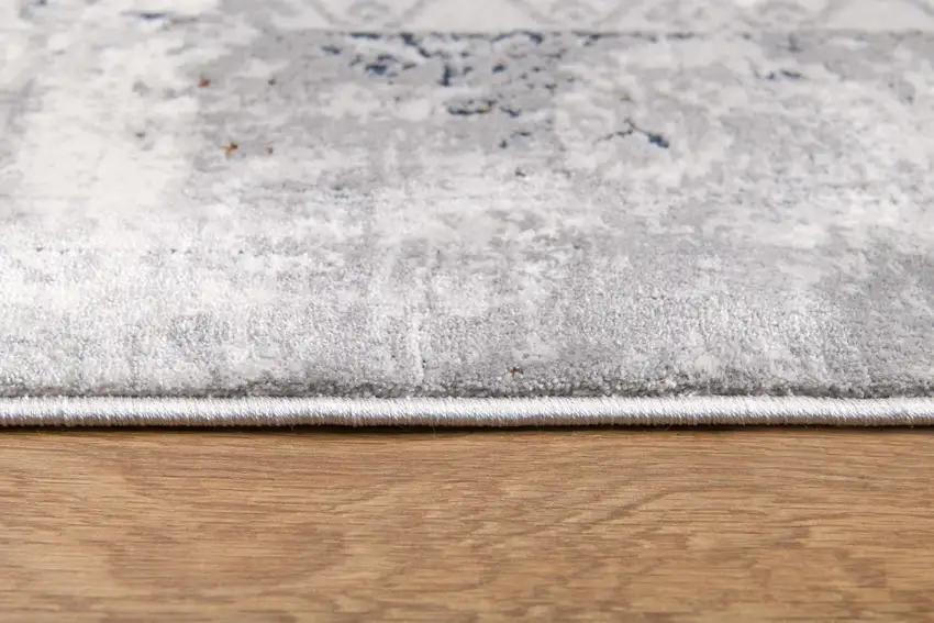 Gray Abstract Patterns Area Rug Photo 1