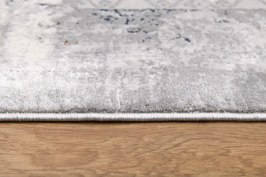 Gray Abstract Patterns Area Rug Photo 2