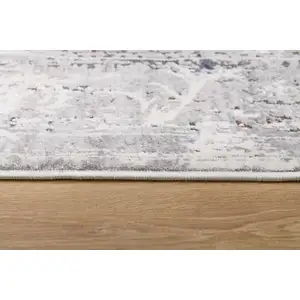 Photo of Gray Abstract Patterns Area Rug