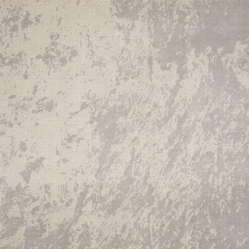 Gray Abstract Power Loom Area Rug Photo 4