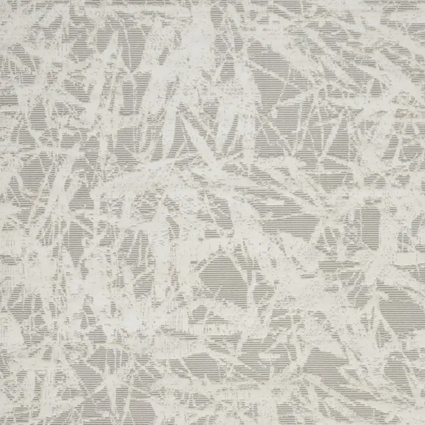 Gray Abstract Power Loom Area Rug Photo 6