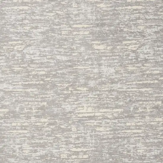 Gray Abstract Power Loom Area Rug Photo 6